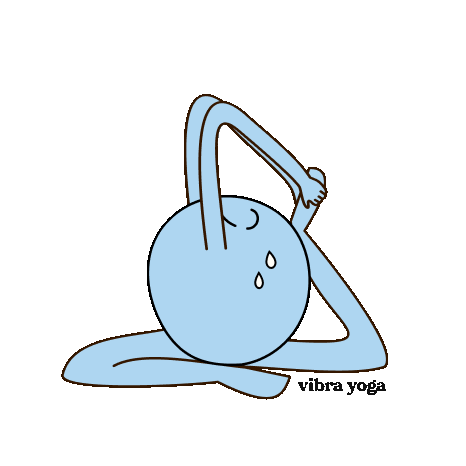 vibrayogastudio giphyupload yoga exercise meditacion Sticker