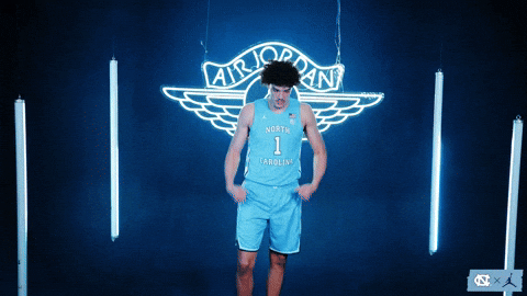 University Of North Carolina Basketball GIF by UNC Tar Heels