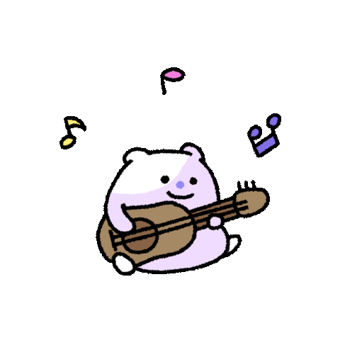 Guitar Sing Sticker