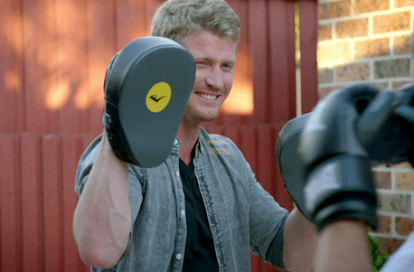 punch punching bag GIF by The Bachelor Australia