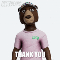 Thank U Love GIF by Okay Bears