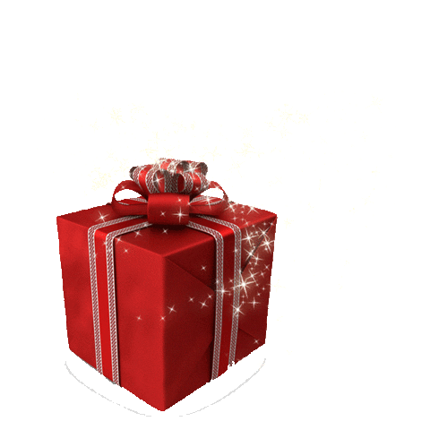 atlastevents christmas sparkle glitter present Sticker