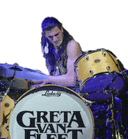 Live Music Sticker Sticker by Greta Van Fleet