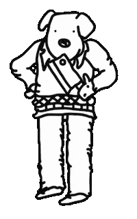 Dog Butcher Sticker