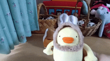 rabbit piyo dancing うさぎのぴよが踊ってる