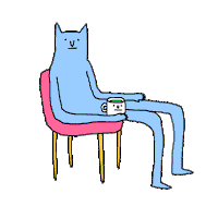 watching green tea Sticker