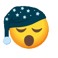 Sleepy Night Sticker by Miljonmorgon