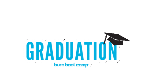 Graduation Sticker by Burn Boot Camp
