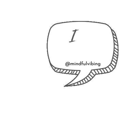 MindfulVibing happy head calm brain Sticker