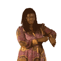 Black Woman African Sticker