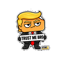 Donald Trump Sticker by ZTIKIX