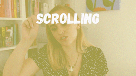 Scrolling Social Media GIF by HannahWitton
