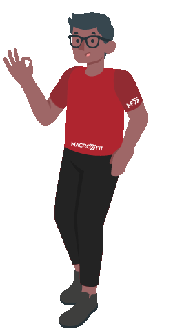 MacroFit giphyupload gym fit macrofit Sticker