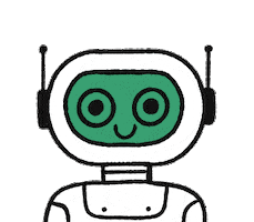 Artificial Intelligence Robot Sticker by KI-Campus