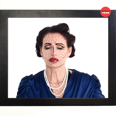 Pop Art Halloween Makeup Tutorial