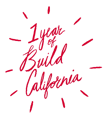 BuildCalifornia giphyupload birthday california construction Sticker