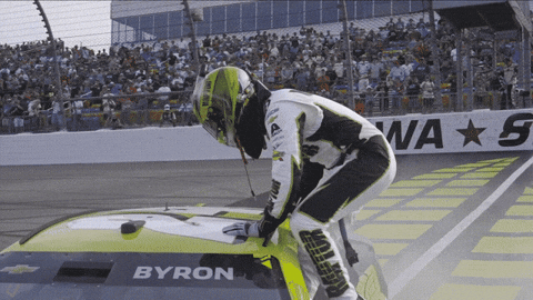 Climb Out Iowa Speedway GIF by NASCAR