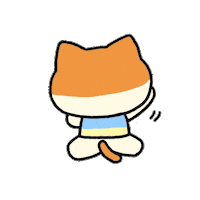Cat Tail Sticker by LINE FRIENDS