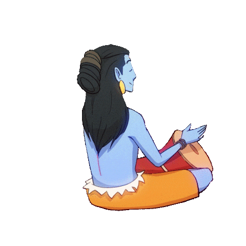 India Yoga Sticker by Destripando la Historia