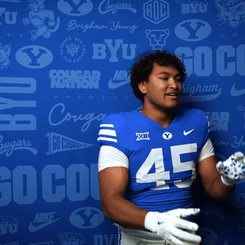 College Football Go Cougs GIF by BYU Cougars