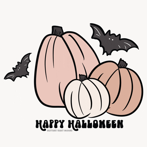 Happy Halloween Bats GIF