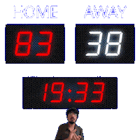 38 Away Sticker
