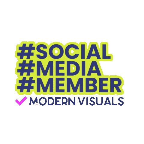 Media Socials Sticker by modern visuals