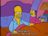 homer simpson smiling GIF