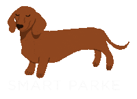 Wiener Dog Woof Sticker by Smart Parke