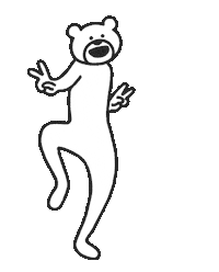 dance dancing Sticker by takadabear