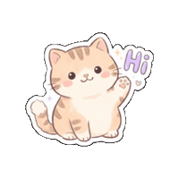 Happy Cat Sticker