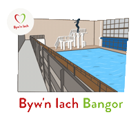 Bangor Sticker by Byw'n Iach