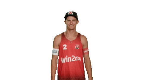 win2dayBeachVolleyballTour giphyupload volleyball link tap here Sticker