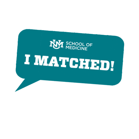 I Matched New Mexico Sticker by UNM