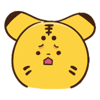 xiaodonwu sad animals cry tiger Sticker