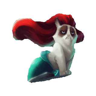 grumpy cat STICKER by imoji