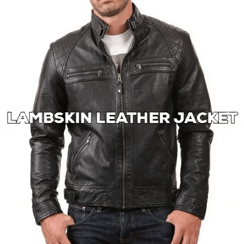 sdasssa giphygifmaker lambskin leather jacket lambskin jacket lambskin leather GIF
