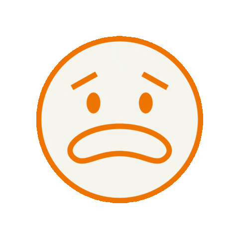 trapezerecclub giphygifmaker face worried trc Sticker