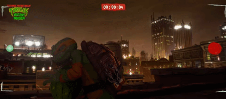 Turtles Play Fruit Ninja