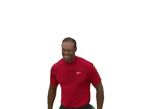 Swipe Up Tiger Woods Sticker by PGA Memes