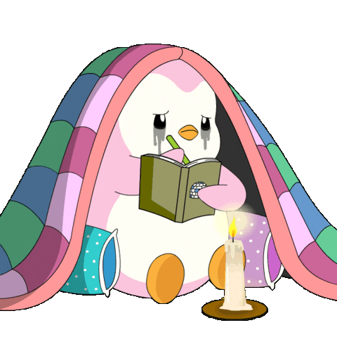 Pink Journaling Sticker by Pudgy Penguins