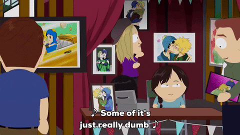 table stephen stotch GIF by South Park 