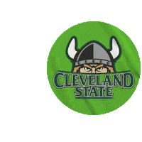 Vikings Csu Sticker by Cleveland State University