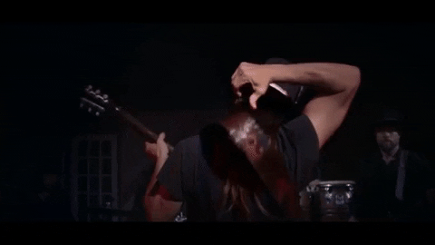 hair guitar GIF by Lukas Nelson