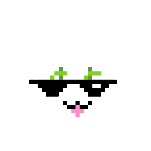 Pixel Shitting Sticker by Poopies.io