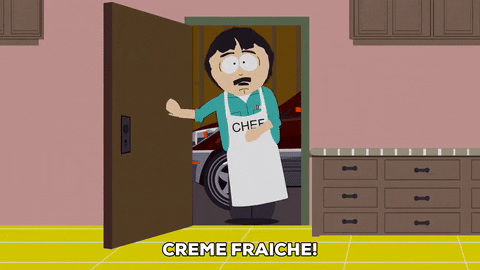 creme fraiche chef GIF by South Park 
