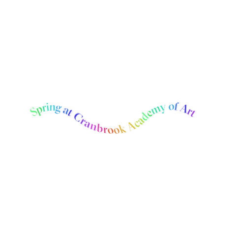 Spring Sticker by Cranbrook Academy of Art