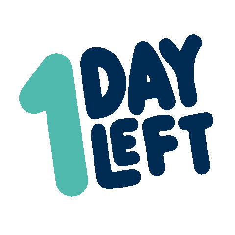 1 Day Countdown Sticker by Brunel University London