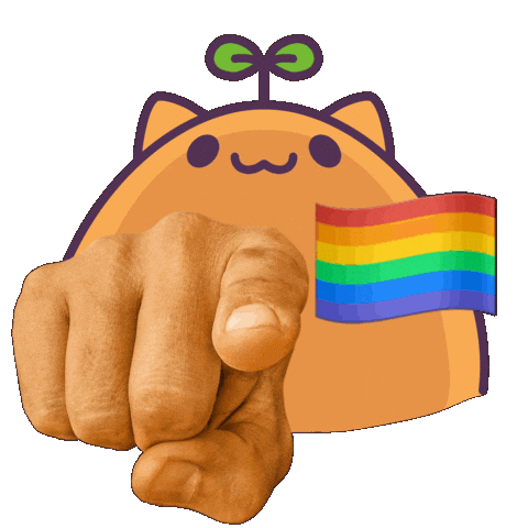 Cat You Are Gay Sticker by Castaways