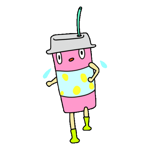 Run Walking Sticker by curly_mads